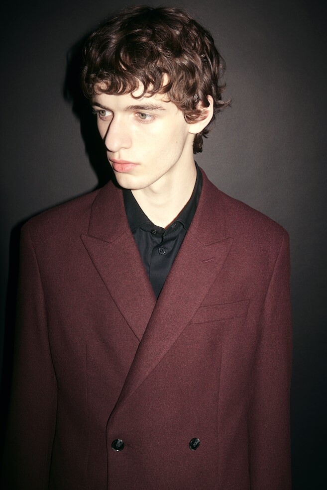 Двубортный пиджак обычного кроя H&M, красный
Двубортный пиджак обычного кроя H&M, красный