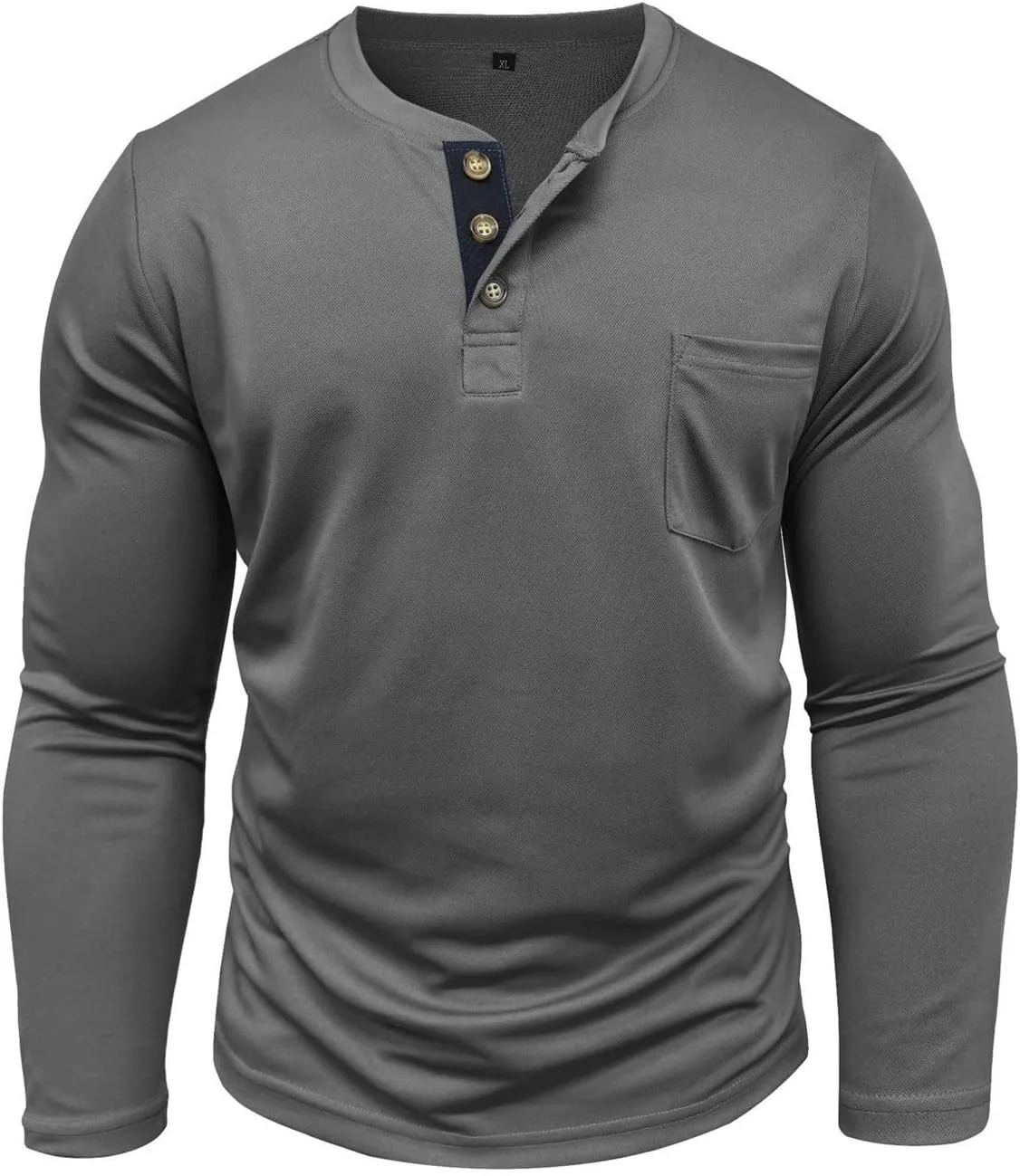 Мужская футболка-поло с длинным рукавом и карманом
Мужская футболка-поло с длинным рукавом и карманом