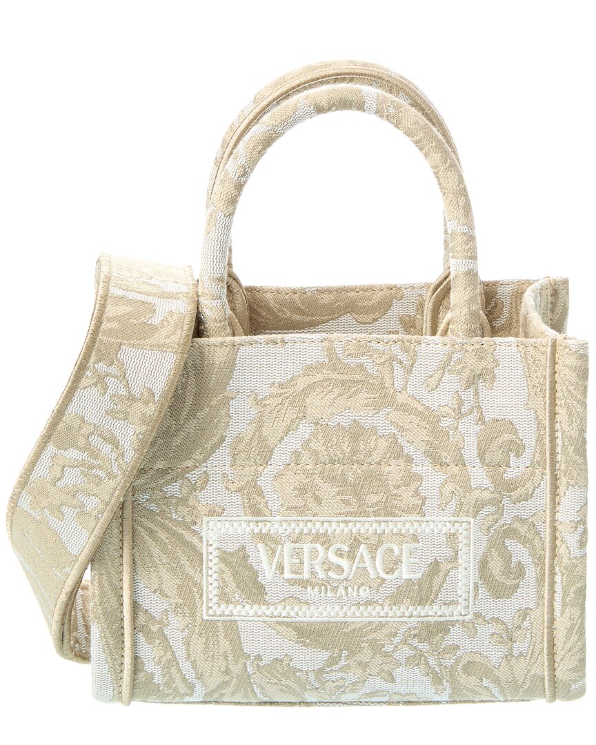 Versace Мини-тоут из парусины Athena Barocco Versace, белый
Versace Мини-тоут из парусины Athena Barocco Versace, белый