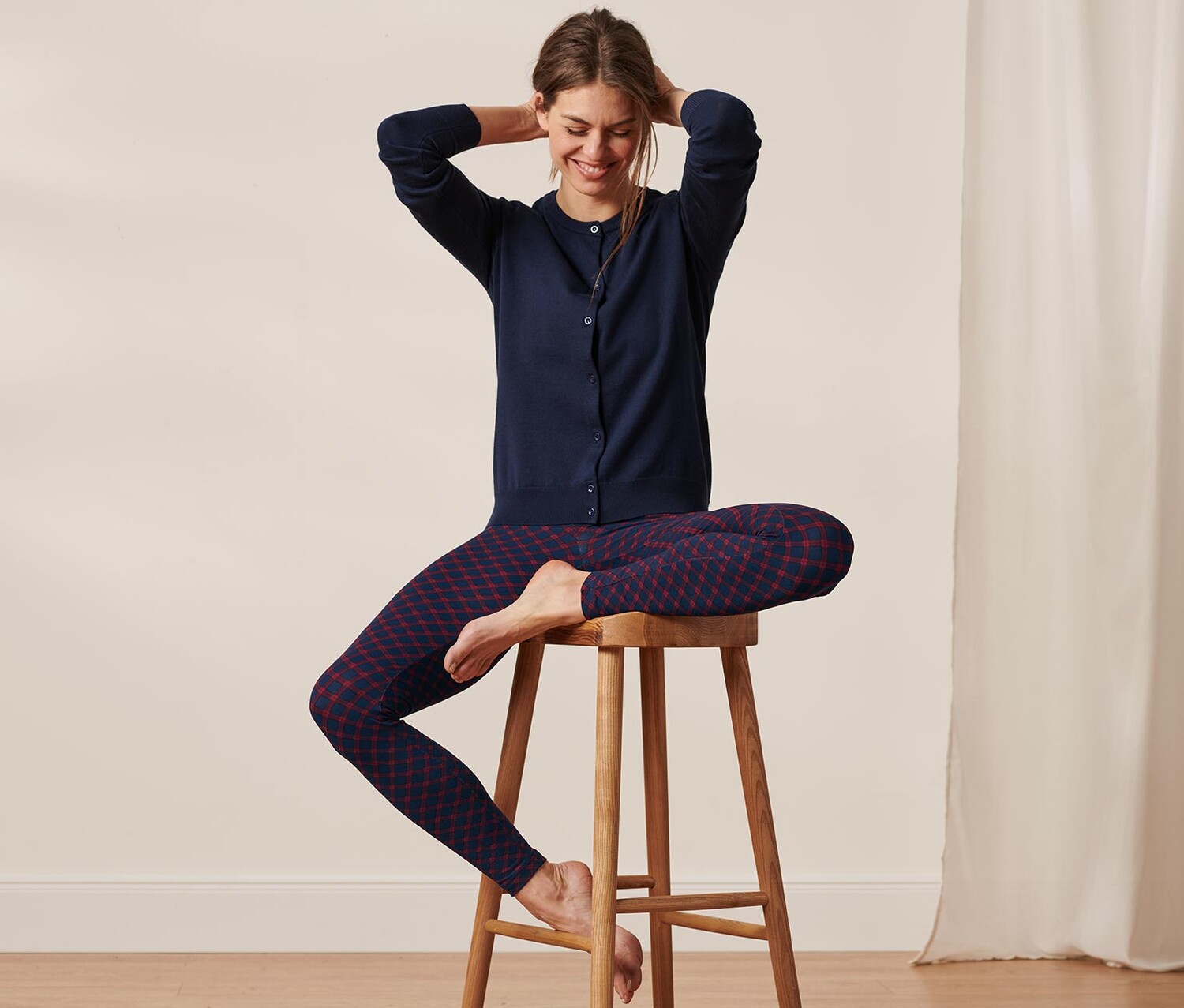 Уютные леггинсы в клетку Tchibo
Уютные леггинсы в клетку Tchibo