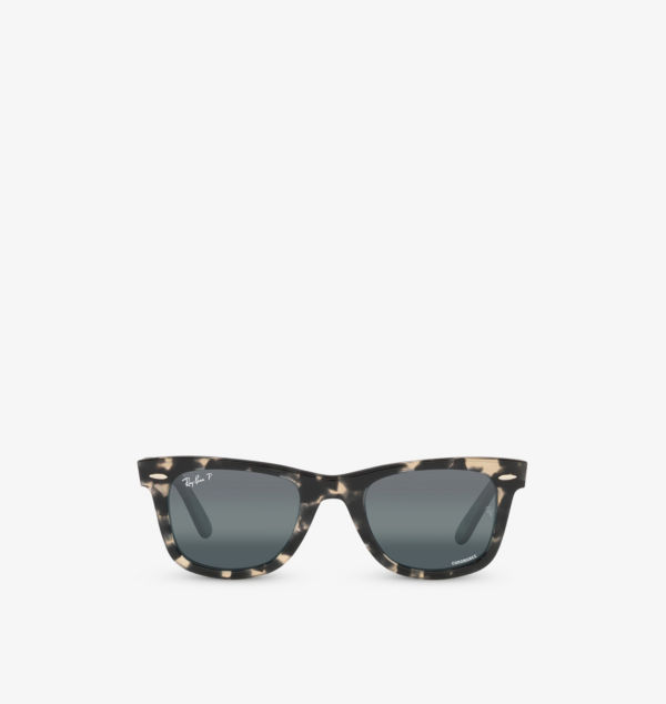 Солнцезащитные очки Wayfarer Rb2140 из ацетата в черепаховой оправе Ray-Ban, серый 
Солнцезащитные очки Wayfarer Rb2140 из ацетата в черепаховой оправе Ray-Ban, серый