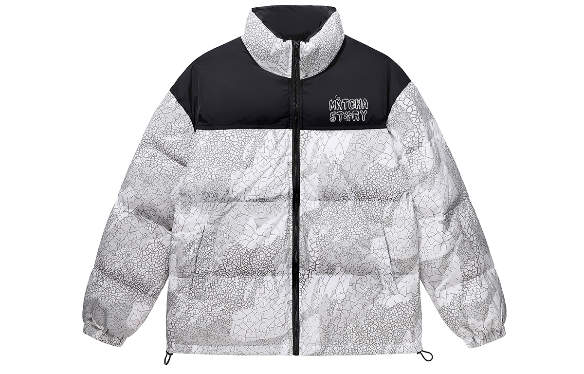 MATCHA STORY Унисекс пуховик, Crackled White
MATCHA STORY Унисекс пуховик, Crackled White