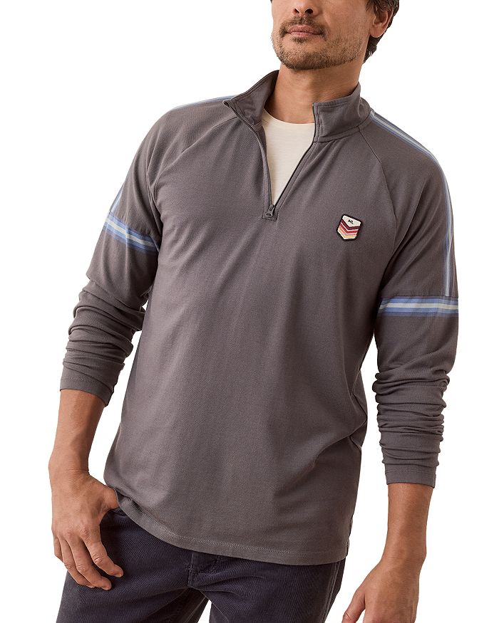 Толстовка с застежкой-молнией на четверть длины Marine Layer, серый
Толстовка с застежкой-молнией на четверть длины Marine Layer, серый