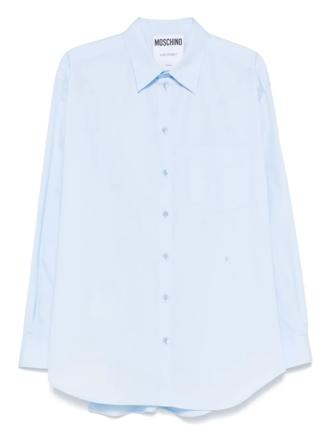 Рубашка на пуговицах Moschino, синий
Рубашка на пуговицах Moschino, синий