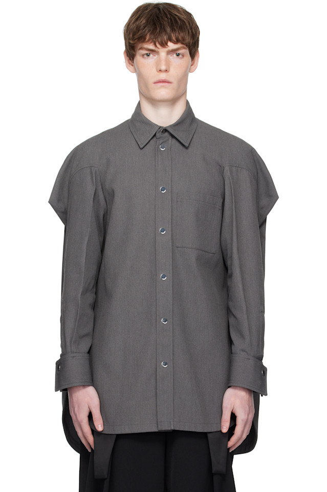 Хлопковая рубашка Canvas Jean Paul Gaultier, серый
Хлопковая рубашка Canvas Jean Paul Gaultier, серый