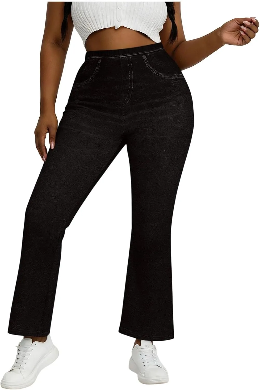 Плюс сайз джинсы для женщин с высокой посадкой и расклешенным низом HGps8w
Плюс сайз джинсы для женщин с высокой посадкой и расклешенным низом HGps8w