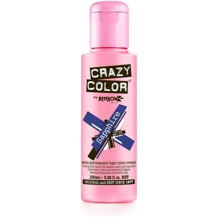 Тинт-краска для волос 100мл Сапфир, Crazy Color
Тинт-краска для волос 100мл Сапфир, Crazy Color