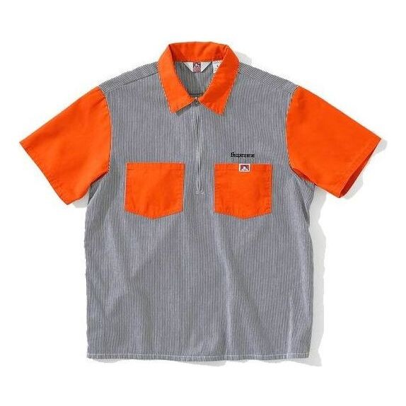 Рубашка ben davis half zip work shirt 'hickory stripe' Supreme, серый
Рубашка ben davis half zip work shirt 'hickory stripe' Supreme, серый