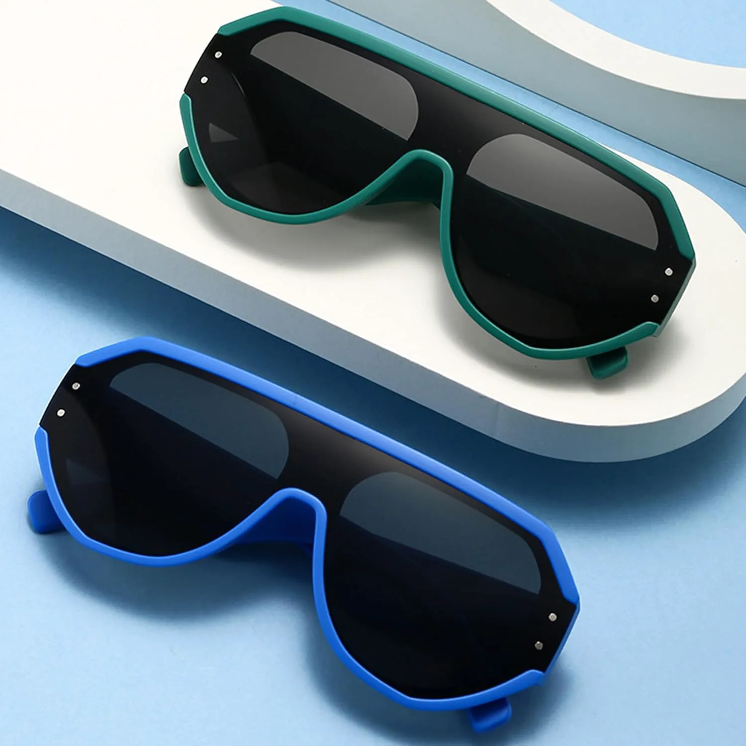 bullabulling Большие солнцезащитные очки-пилот с плоской верхней частью, солнцезащитные очки-щиток для мужчин и женщин, цельные квадратные очки UV400, C7
bullabulling Большие солнцезащитные очки-пилот с плоской верхней частью, солнцезащитные очки-щиток для мужчин и женщин, цельные квадратные очки UV400, C7