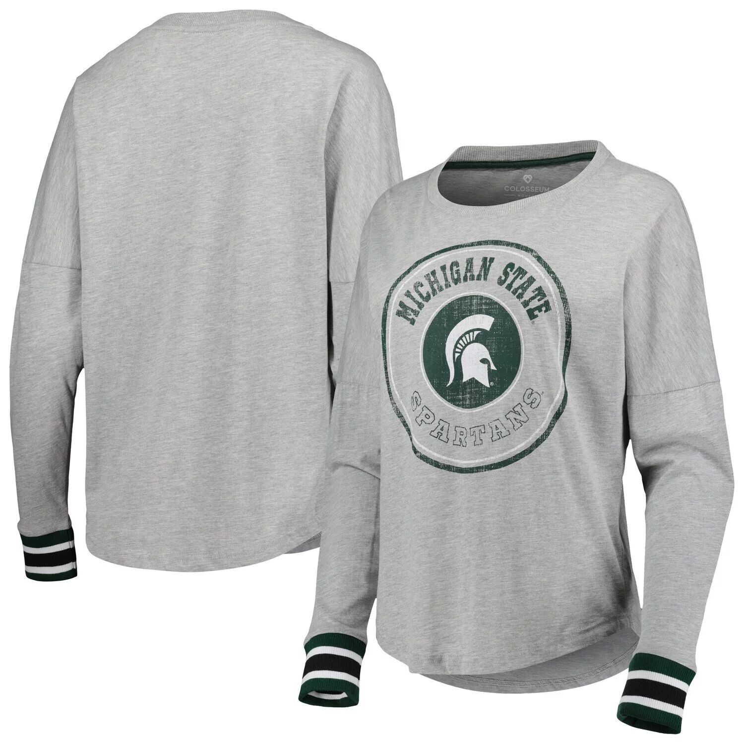 Женская серая футболка с длинными рукавами Colosseum Michigan State Spartans Andy Colosseum, Серый, Женская серая футболка с длинными рукавами Colosseum Michigan State Spartans Andy Colosseum
Женская серая футболка с длинными рукавами Colosseum Michigan State Spartans Andy Colosseum, Серый, Женская серая футболка с длинными рукавами Colosseum Michigan State Spartans Andy Colosseum