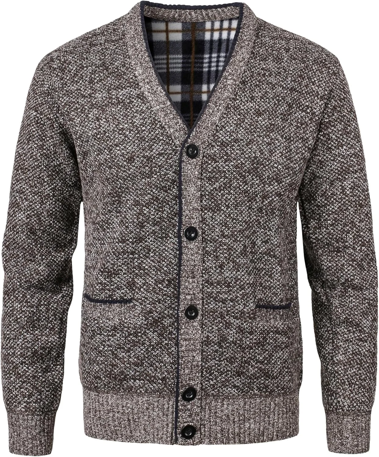 Мужской кардиган Slim Fit с длинными рукавами и воротником KTWOLEN
Мужской кардиган Slim Fit с длинными рукавами и воротником KTWOLEN