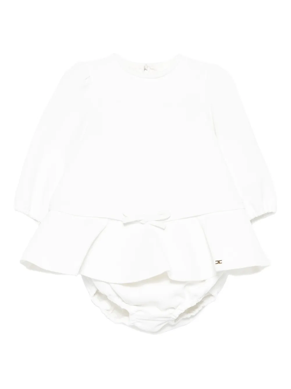 Платье с оборками и бантом Elisabetta Franchi La Mia Bambina, белый
Платье с оборками и бантом Elisabetta Franchi La Mia Bambina, белый