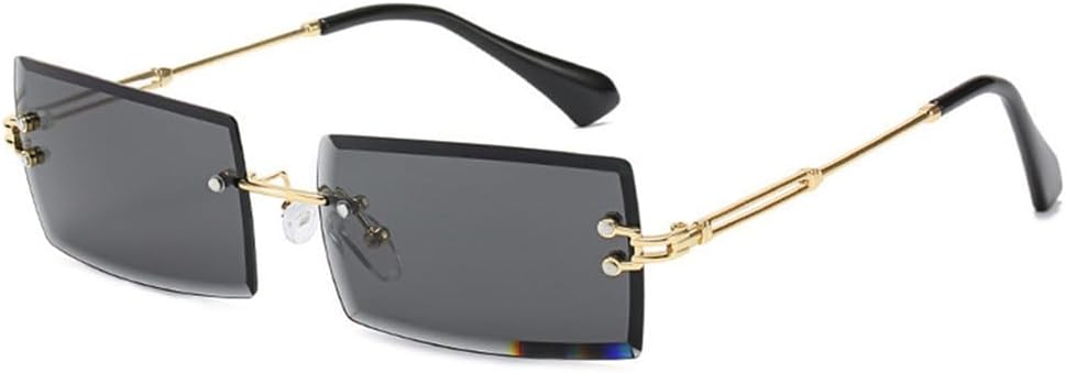 Солнцезащитные очки UV400 для мужчин и женщин | Безободковая металлическая оправа с градиентным рисунком | Для вождения и занятий спортом на открытом воздухе generic, Gold-dark Grey
Солнцезащитные очки UV400 для мужчин и женщин | Безободковая металлическая оправа с градиентным рисунком | Для вождения и занятий спортом на открытом воздухе generic, Gold-dark Grey