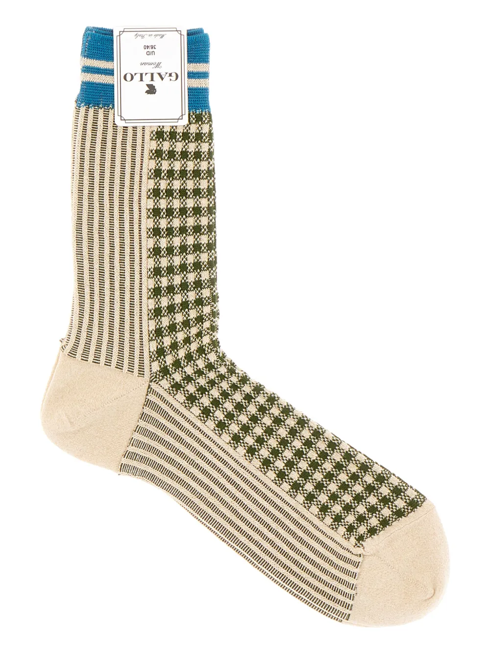 Носки в рубчик в клеточку Gallo, зеленый
Носки в рубчик в клеточку Gallo, зеленый