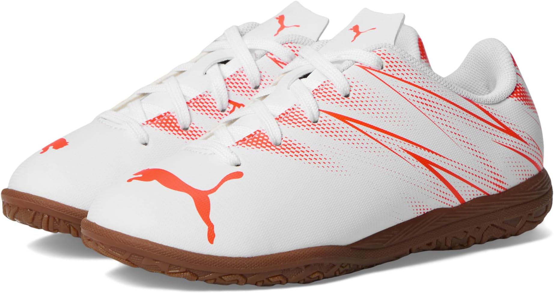 Кроссовки PUMA Kids Attacanto Indoor Training, PUMA White/Glowing Red
Кроссовки PUMA Kids Attacanto Indoor Training, PUMA White/Glowing Red