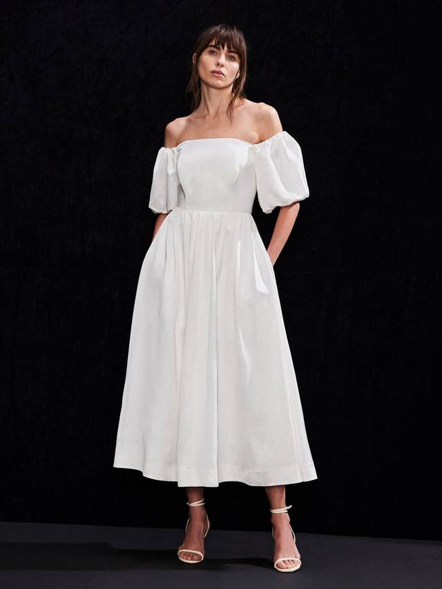 Платье с пышными рукавами alba bardot Ro&Zo, белый
Платье с пышными рукавами alba bardot Ro&Zo, белый