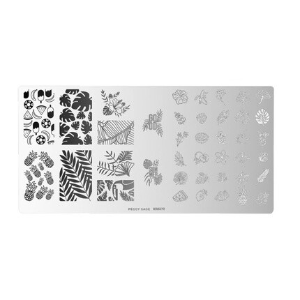 Тропическая пластина для штамповки штампа для нейл-арта Peggy Sage
Тропическая пластина для штамповки штампа для нейл-арта Peggy Sage