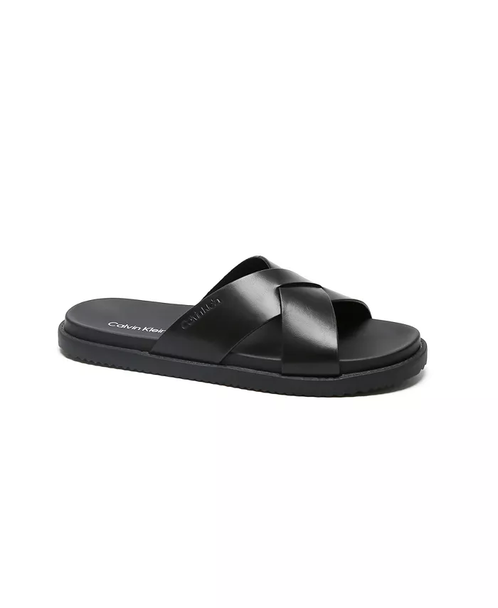 Мужские повседневные сандалии Lusako без застежки Calvin Klein, черный
Мужские повседневные сандалии Lusako без застежки Calvin Klein, черный