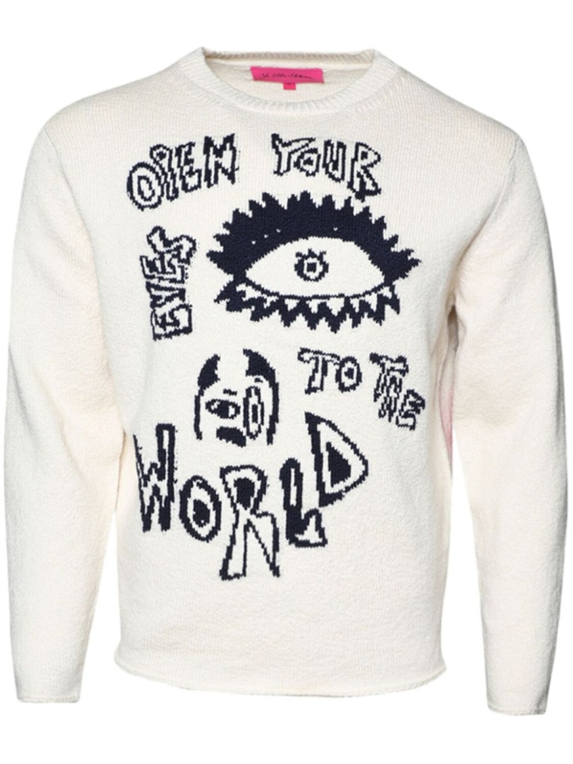 The Elder Statesman джемпер из хлопка с графическим узором в технике интарсия, нейтральный цвет
The Elder Statesman джемпер из хлопка с графическим узором в технике интарсия, нейтральный цвет