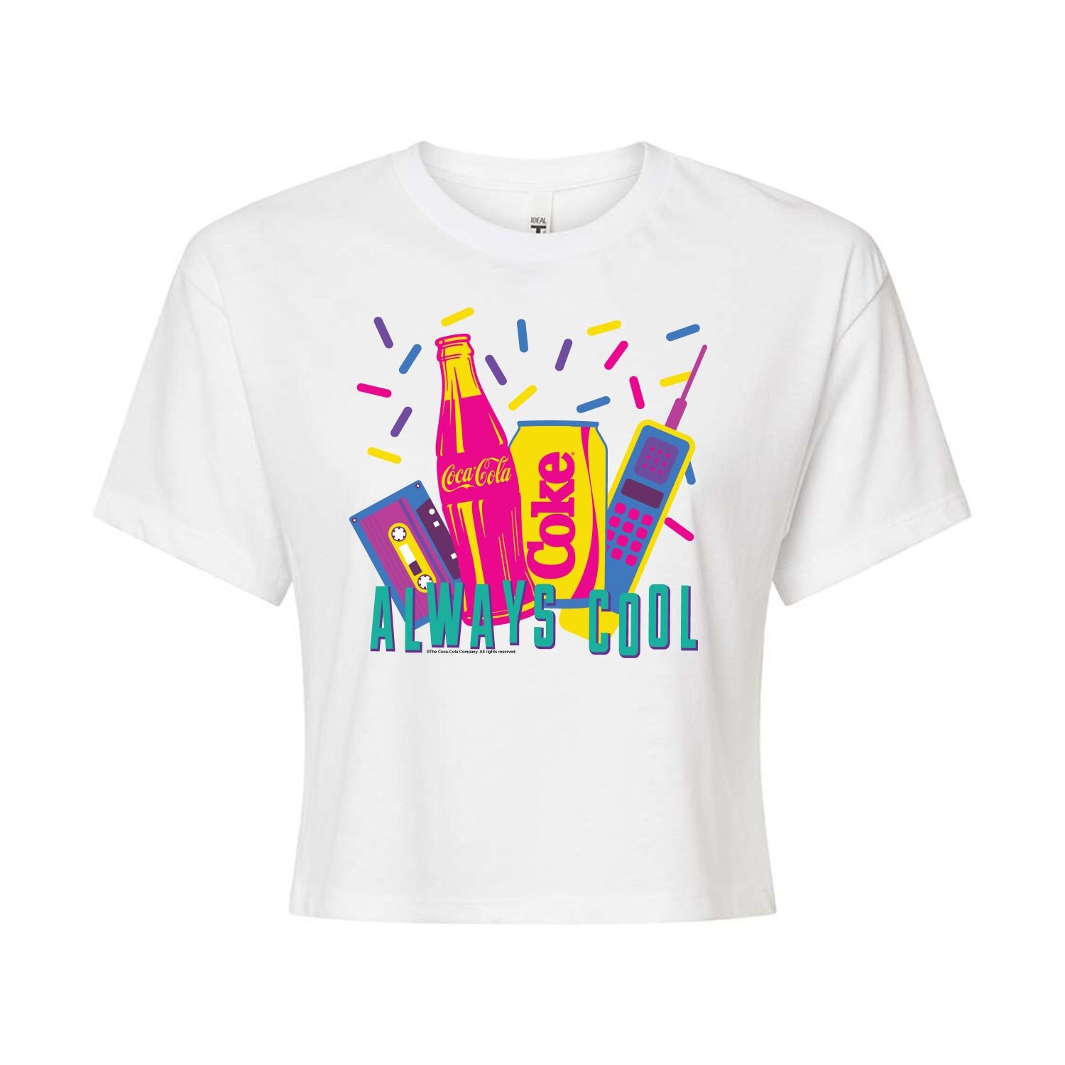 Укороченная футболка Coca-Cola Coke Always Cool для юниоров Licensed Character, белый
Укороченная футболка Coca-Cola Coke Always Cool для юниоров Licensed Character, белый
