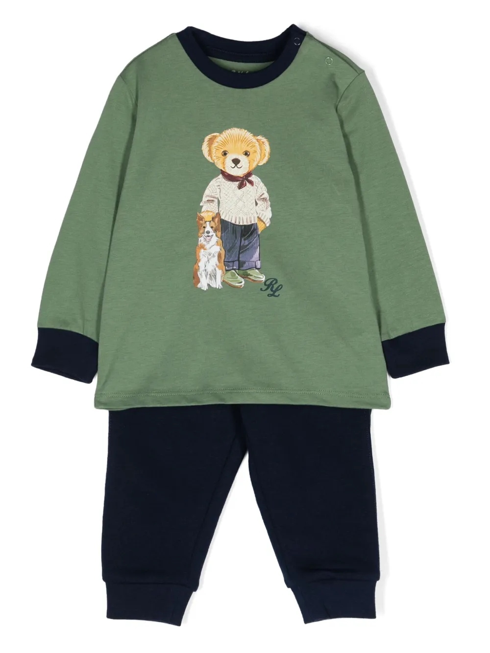 Спортивный костюм Polo Bear POLO RALPH LAUREN KIDS, зеленый
Спортивный костюм Polo Bear POLO RALPH LAUREN KIDS, зеленый