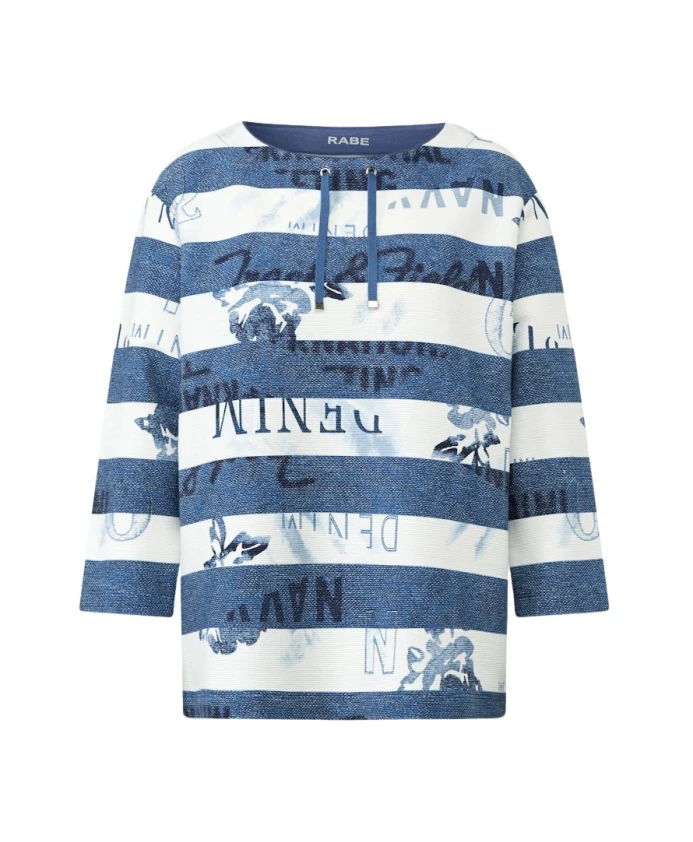 Рубашка с рукавом 3/4 Rabe, синий
Рубашка с рукавом 3/4 Rabe, синий