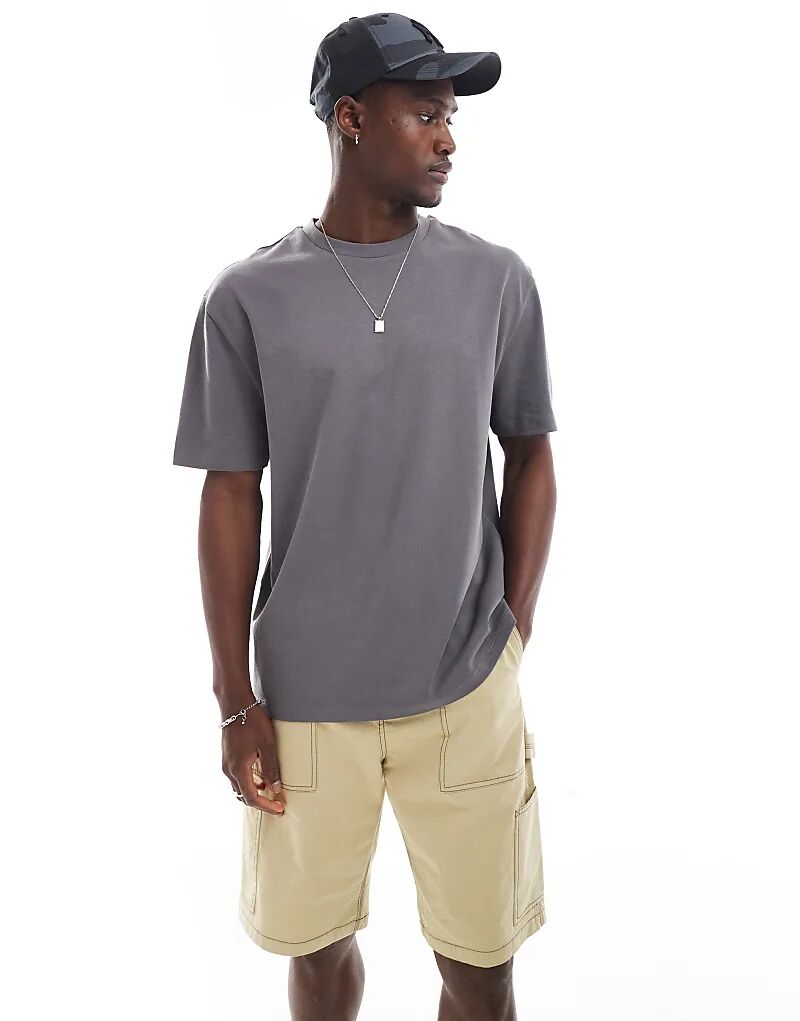 Футболка Essential Heavyweight Relaxed 240 г/м² цвета древесного угля ASOS DESIGN
Футболка Essential Heavyweight Relaxed 240 г/м² цвета древесного угля ASOS DESIGN