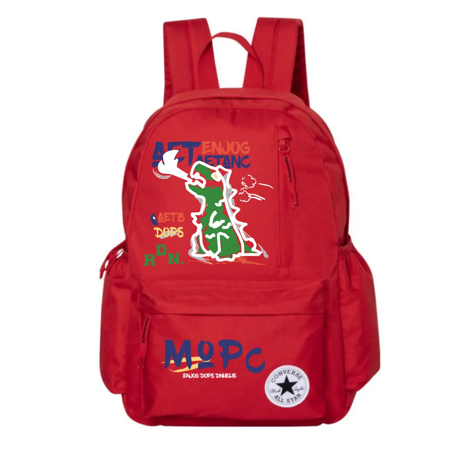 Converse Полиэстеровый рюкзак унисекс красный, Graffiti Dinosaur
Converse Полиэстеровый рюкзак унисекс красный, Graffiti Dinosaur