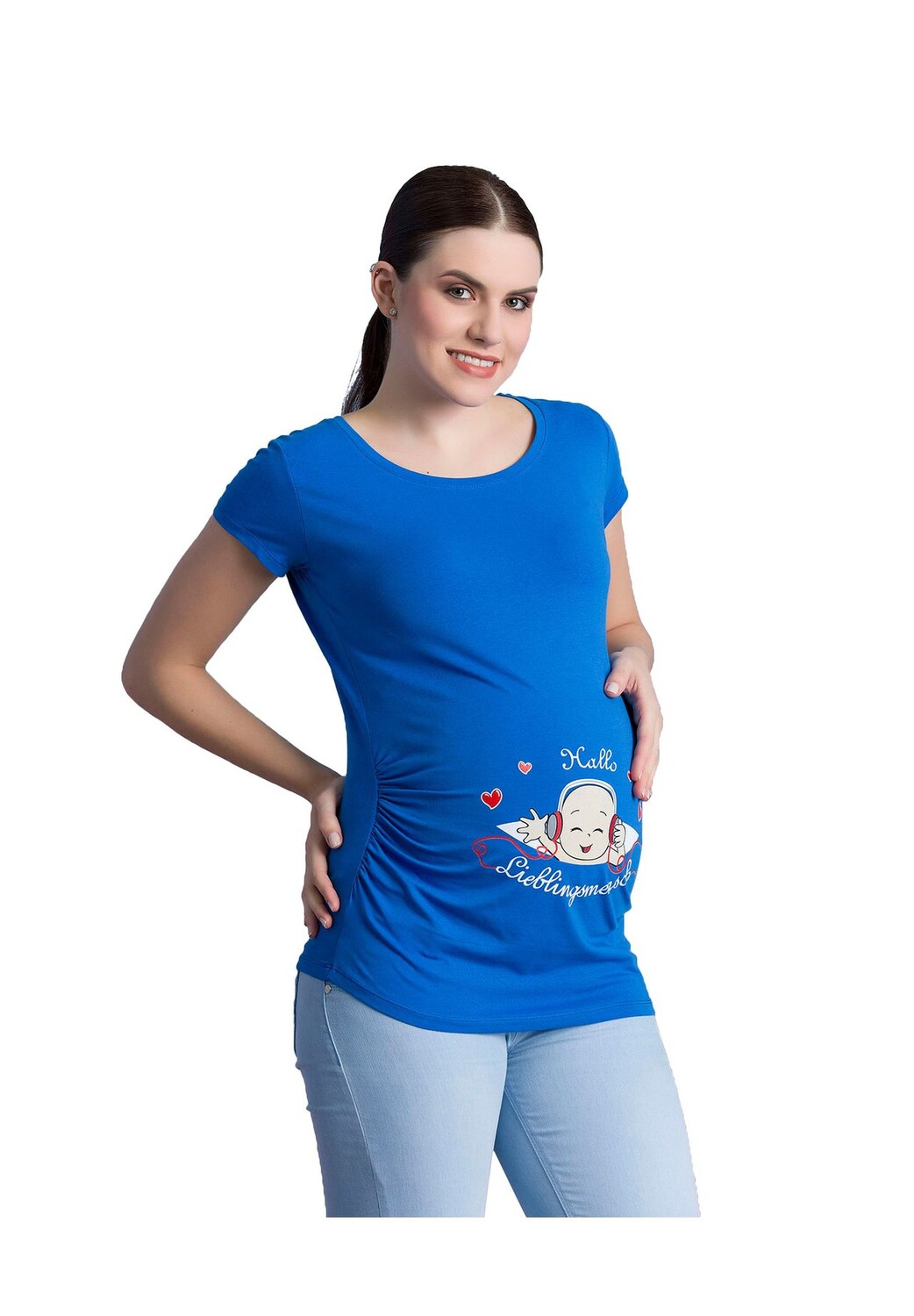 Рубашка для беременных с мотивом «Привет, любимый человек» M.M.C., темно-синий
Рубашка для беременных с мотивом «Привет, любимый человек» M.M.C., темно-синий