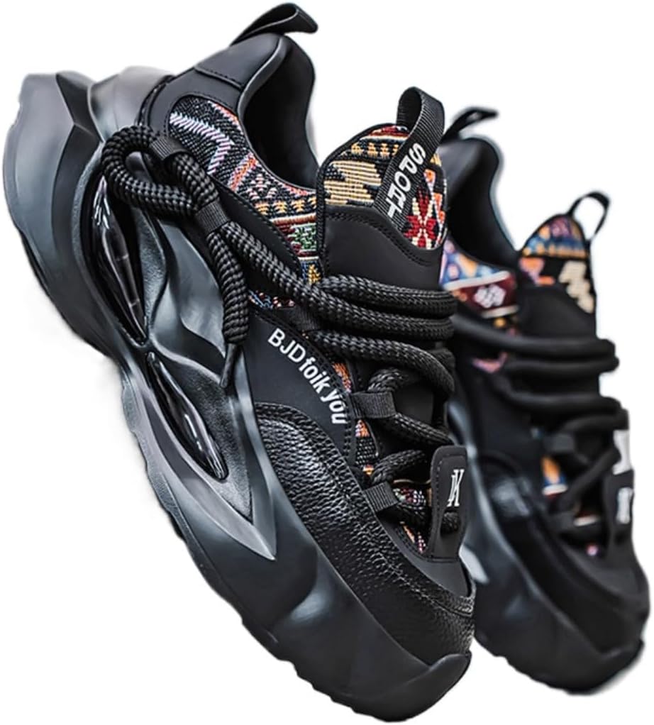 Модные массивные кроссовки для мужчин с высотой 5 см и дышащим сетчатым и синтетическим верхом для повседневной и спортивной одежды Ctkvbmeoi, черный
Модные массивные кроссовки для мужчин с высотой 5 см и дышащим сетчатым и синтетическим верхом для повседневной и спортивной одежды Ctkvbmeoi, черный