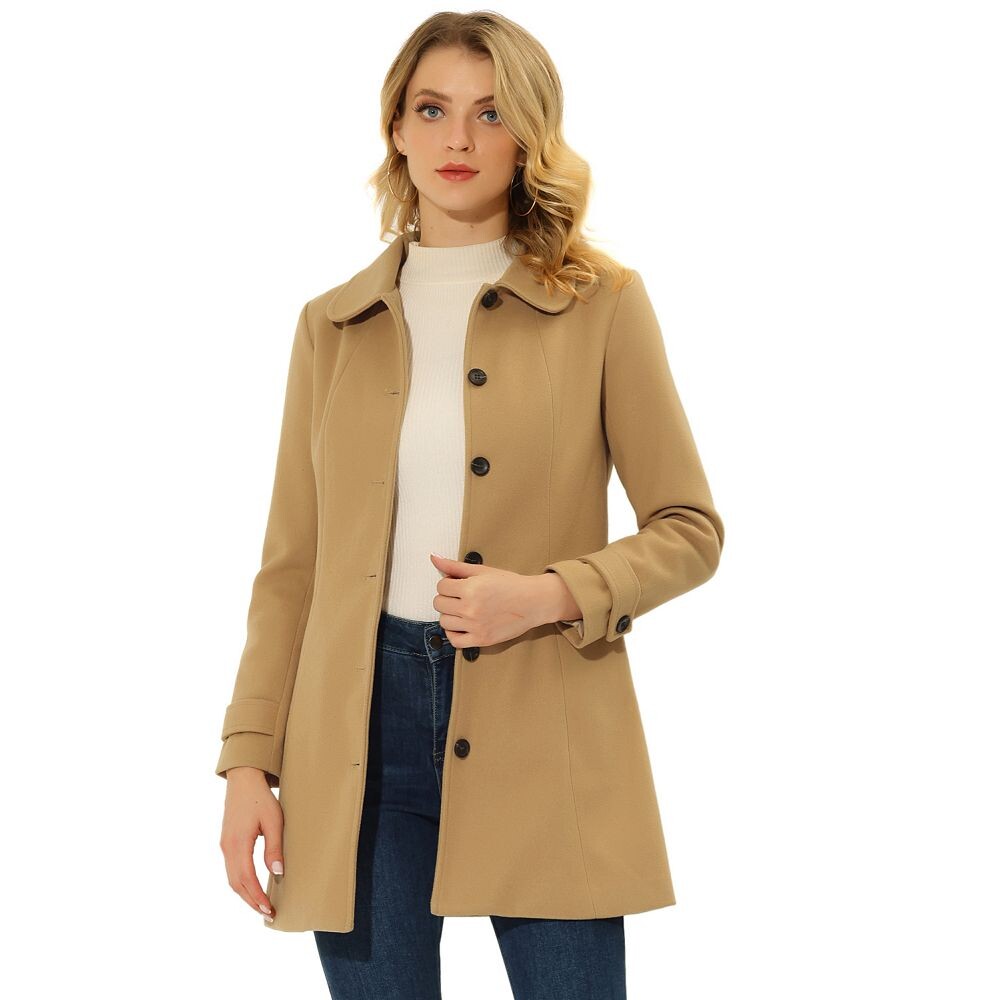 Женское однобортное зимнее пальто с воротником Питера Пэна ALLEGRA K, цвет Solid Khaki
Женское однобортное зимнее пальто с воротником Питера Пэна ALLEGRA K, цвет Solid Khaki
