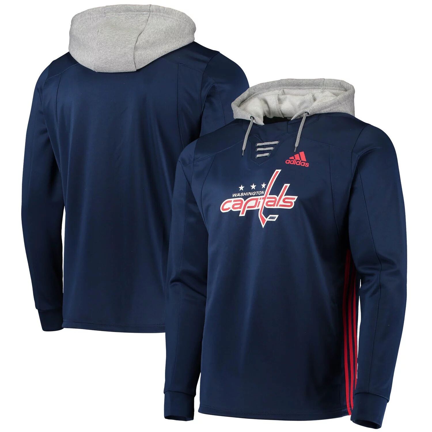 Мужской пуловер с капюшоном adidas Navy Washington Capitals Skate Lace AEROREADY
Мужской пуловер с капюшоном adidas Navy Washington Capitals Skate Lace AEROREADY