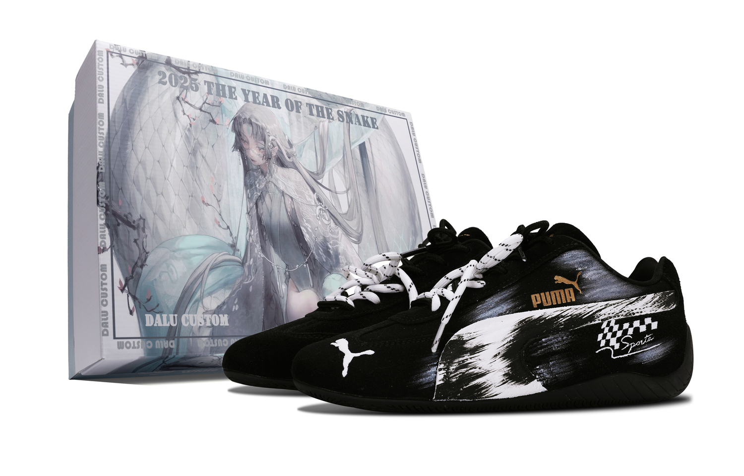 Speedcat Collection Swift, устойчивые к истиранию низкие кеды Unisex PUMA, черный/белый
Speedcat Collection Swift, устойчивые к истиранию низкие кеды Unisex PUMA, черный/белый