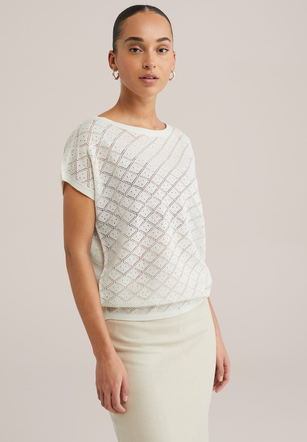 Футболка с принтом WE Fashion, кремовый
Футболка с принтом WE Fashion, кремовый