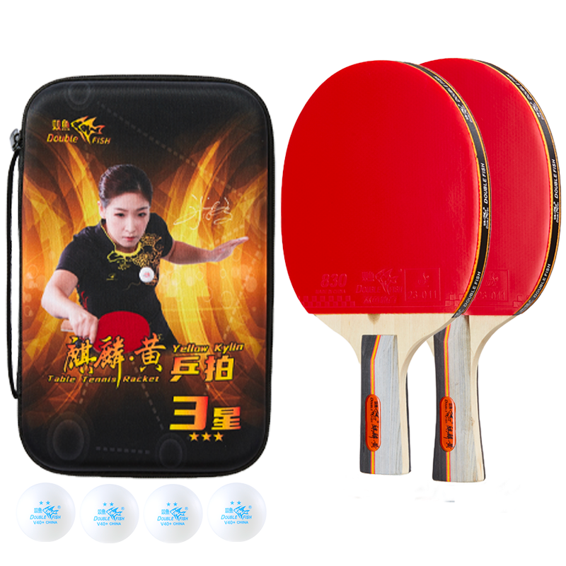 Ракетка для пинг-понга DOUBLE FISH, professional 3-star, shakehand and penhold grip
Ракетка для пинг-понга DOUBLE FISH, professional 3-star, shakehand and penhold grip