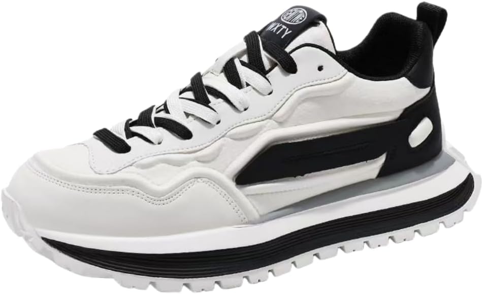 Мужские кроссовки на платформе с цветными блоками, удобные и стильные, для прогулок на улице, бега и кемпинга, на все сезоны, шнуровка Hhhchpm, белый/черный
Мужские кроссовки на платформе с цветными блоками, удобные и стильные, для прогулок на улице, бега и кемпинга, на все сезоны, шнуровка Hhhchpm, белый/черный