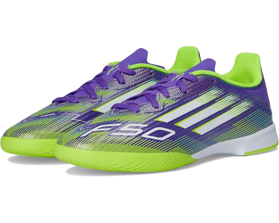 Кроссовки adidas Kids F50 League Indoor Cleats, цвет Purple Rush/White/Lucid Lemon
Кроссовки adidas Kids F50 League Indoor Cleats, цвет Purple Rush/White/Lucid Lemon