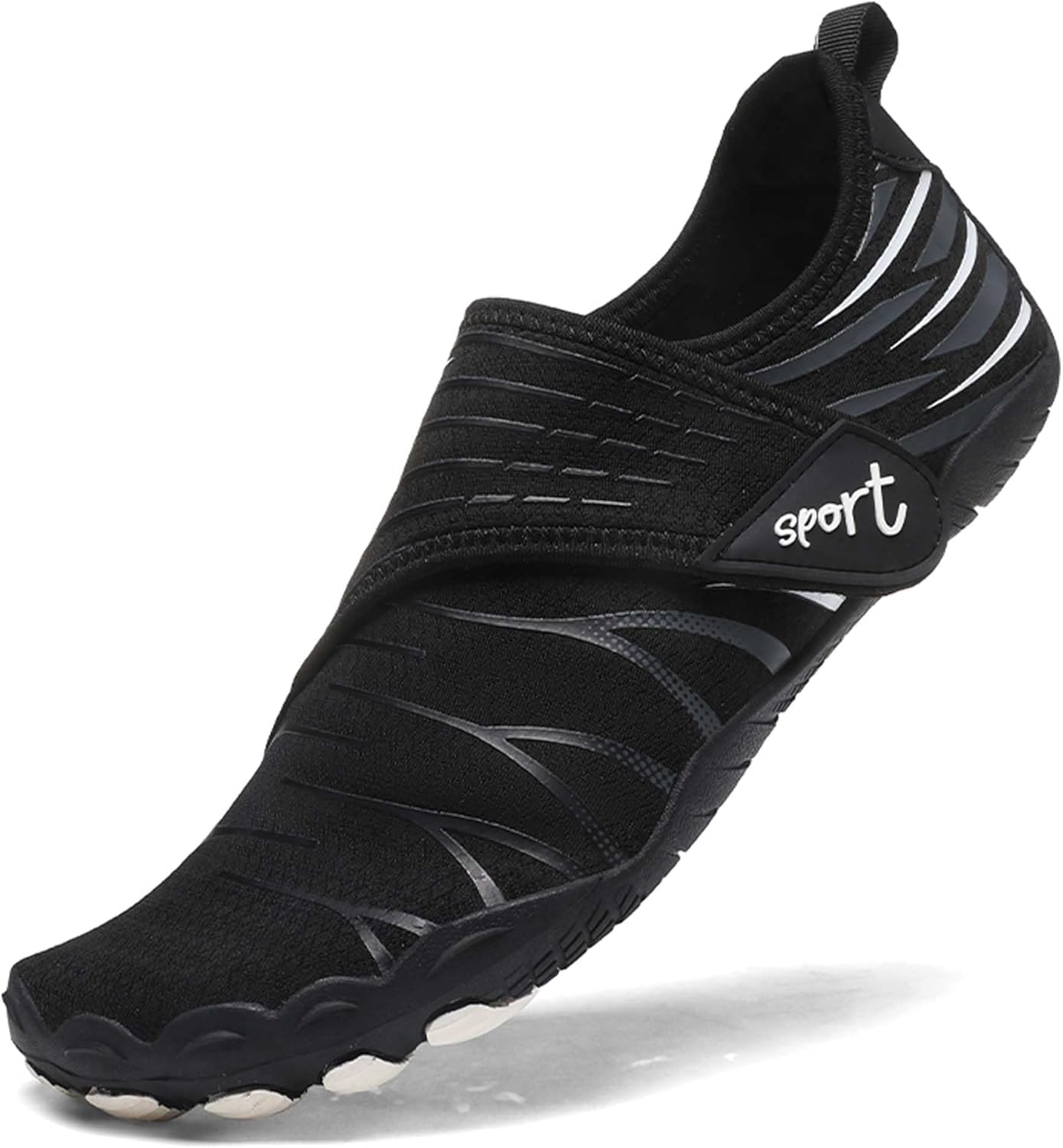 Женские и мужские водные туфли, подошва с дренажем, легкие дышащие быстросохнущие пляжные обувь из сетки, для прогулок, рыбалки, плавания, походов, для дома и улицы, амфибийные кроссовки (унисекс) Vtiao, черный
Женские и мужские водные туфли, подошва с дренажем, легкие дышащие быстросохнущие пляжные обувь из сетки, для прогулок, рыбалки, плавания, походов, для дома и улицы, амфибийные кроссовки (унисекс) Vtiao, черный