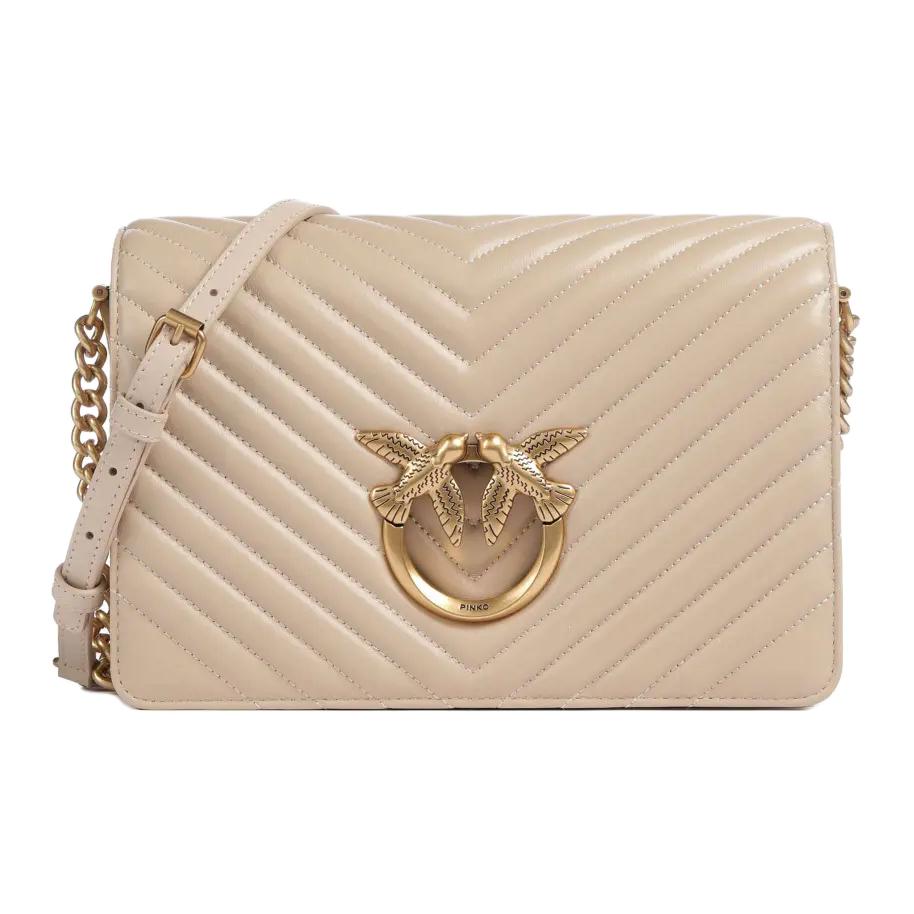 PINKO LOVE Series Сумка через плечо из овчины женская бежевая
PINKO LOVE Series Сумка через плечо из овчины женская бежевая