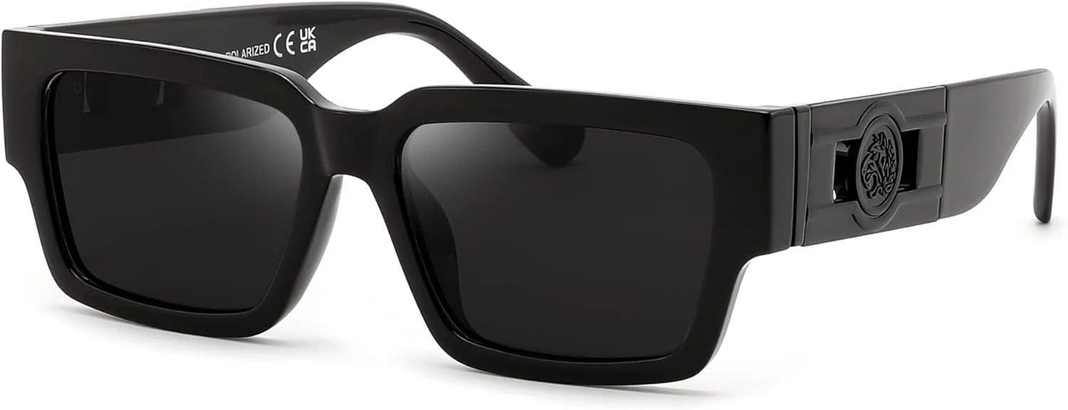 FEISEDY Ретро-модные прямоугольные поляризованные солнцезащитные очки для женщин и мужчин, классические узкие квадратные солнцезащитные очки B0314, Black/Black
FEISEDY Ретро-модные прямоугольные поляризованные солнцезащитные очки для женщин и мужчин, классические узкие квадратные солнцезащитные очки B0314, Black/Black