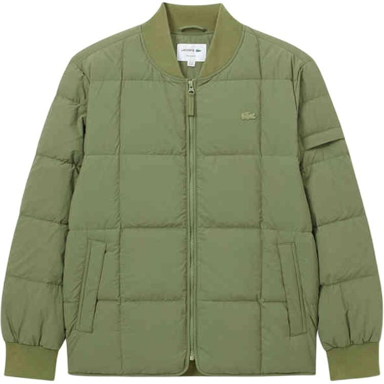 LACOSTE Мужская пуховая куртка цвета хаки
LACOSTE Мужская пуховая куртка цвета хаки