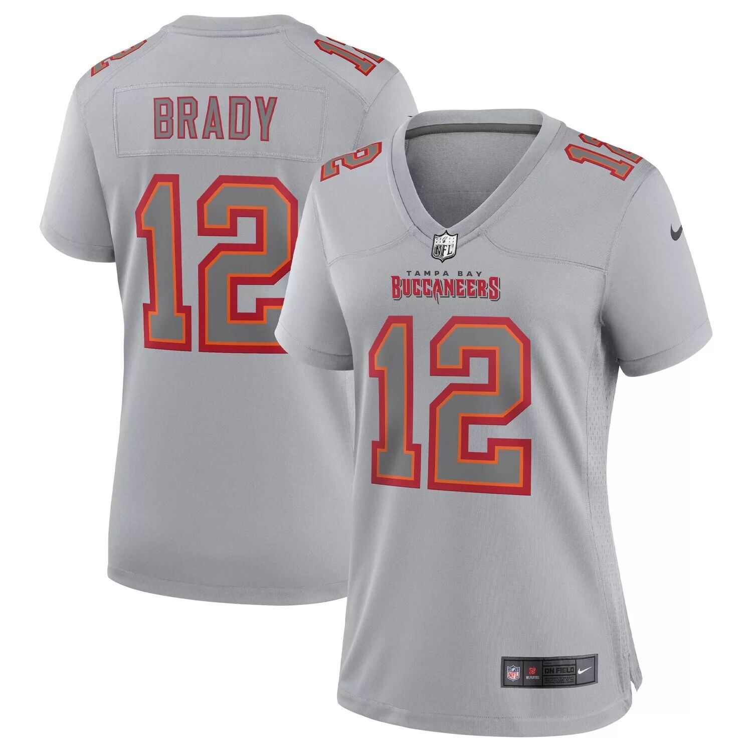 Женское джерси Nike Tom Brady Grey Tampa Bay Buccaneers Atmosphere Fashion Game Nike 
Женское джерси Nike Tom Brady Grey Tampa Bay Buccaneers Atmosphere Fashion Game Nike
