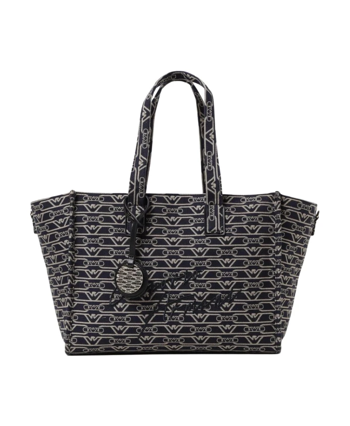 Сумка-Тоут с монограммой Emporio Armani, мультиколор
Сумка-Тоут с монограммой Emporio Armani, мультиколор