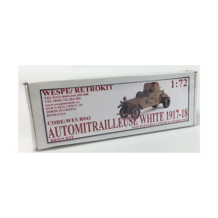 Автомитральеза Белый 1917-18 гг., Military Models - Tanks & Vehicles (1:72)
Автомитральеза Белый 1917-18 гг., Military Models - Tanks & Vehicles (1:72)