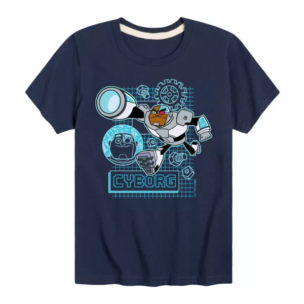 Футболка с цифровым принтом Teen Titans Go Cyborg для мальчиков 8-20 лет Licensed Character, синий
Футболка с цифровым принтом Teen Titans Go Cyborg для мальчиков 8-20 лет Licensed Character, синий