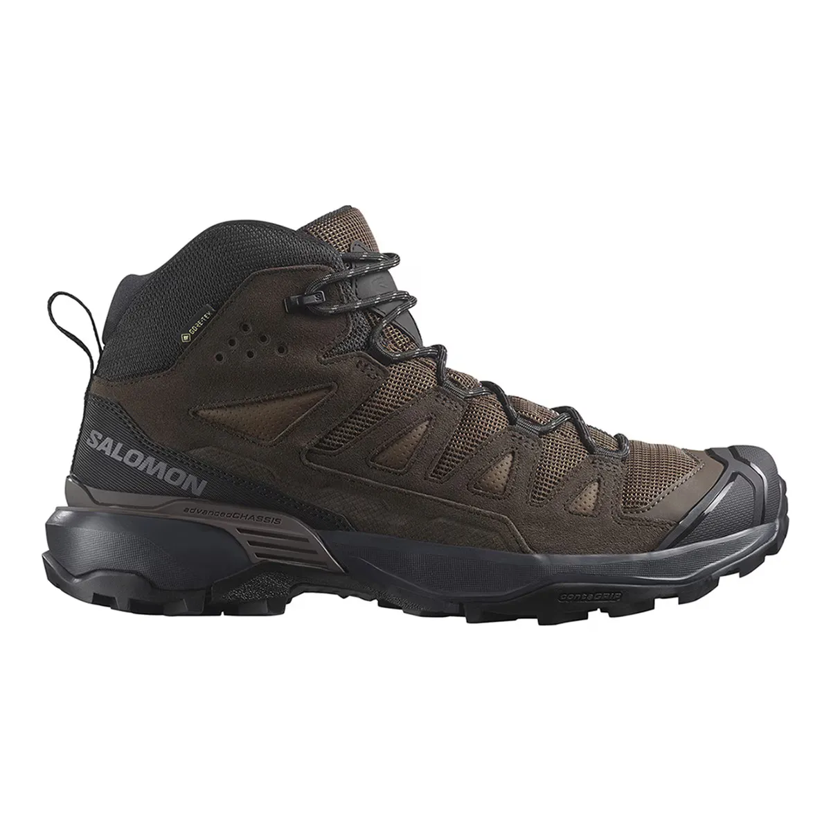 Мужские походные ботинки X ULTRA 360 LEATHER MID GORE-TEX Salomon, коричневый
Мужские походные ботинки X ULTRA 360 LEATHER MID GORE-TEX Salomon, коричневый