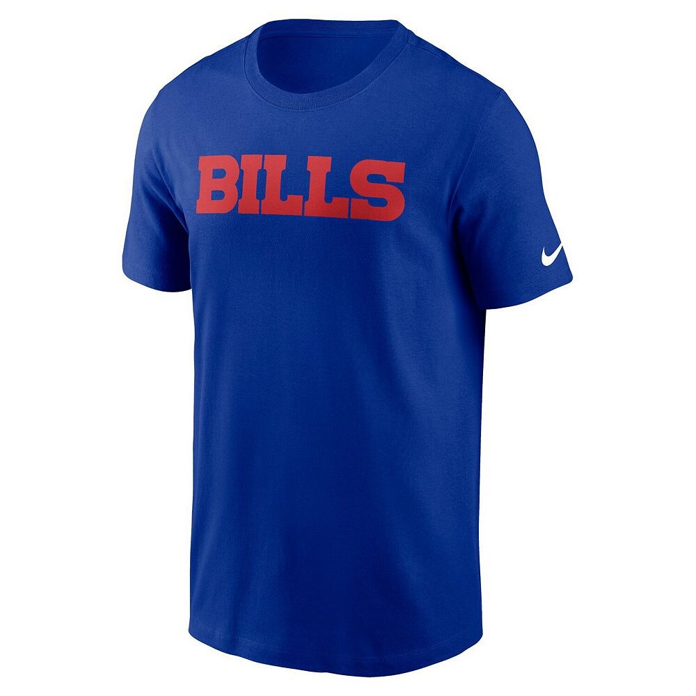 Мужская футболка Nike Royal Buffalo Bills Primetime Wordmark Essential, цвет Bil Blue
Мужская футболка Nike Royal Buffalo Bills Primetime Wordmark Essential, цвет Bil Blue