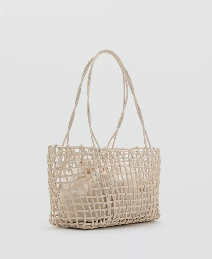 Женская плетеная сумка через плечо MANGO, коричневый/бежевый
Женская плетеная сумка через плечо MANGO, коричневый/бежевый