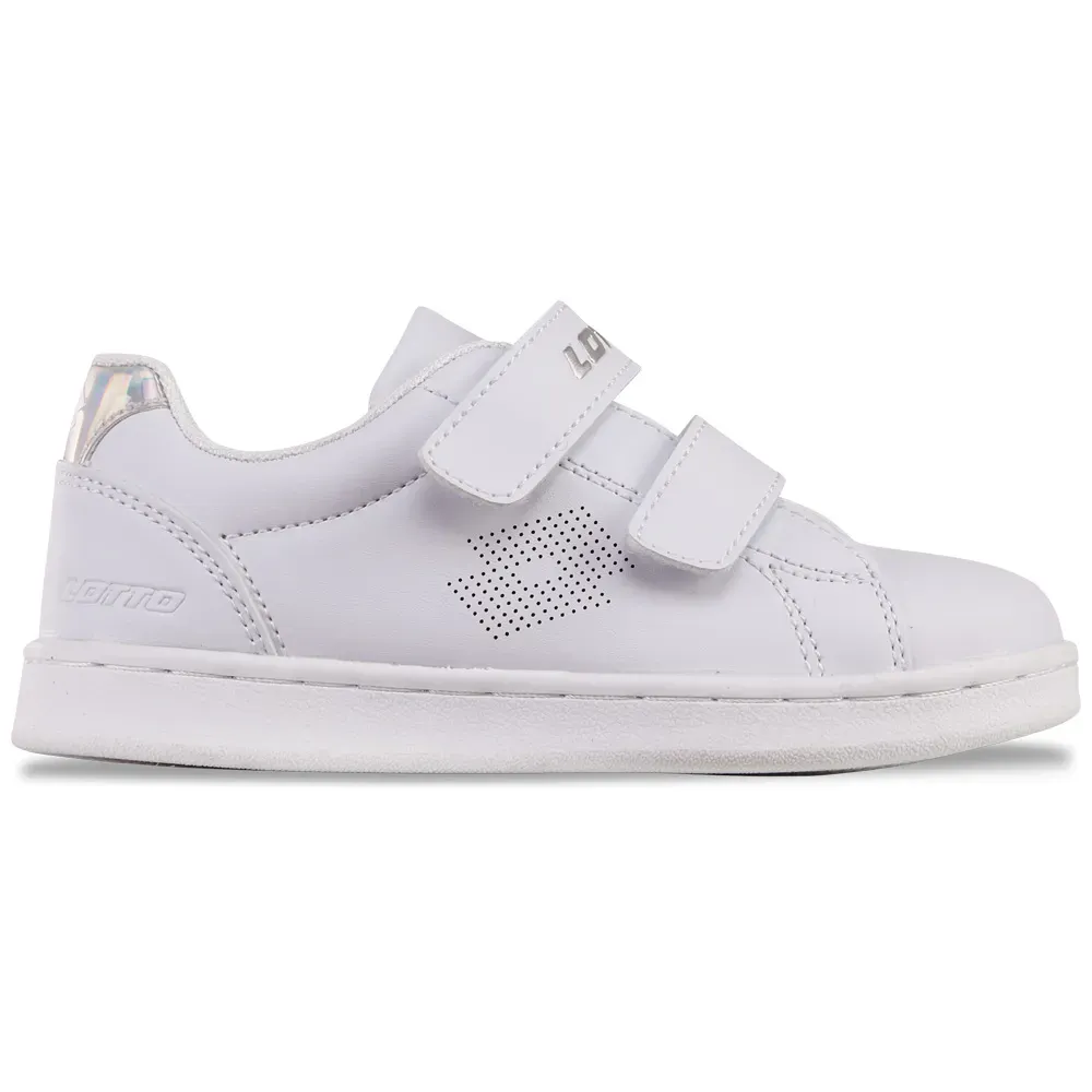 Туфли Lotto на липучке, подходят для детской ножки, белый
Туфли Lotto на липучке, подходят для детской ножки, белый