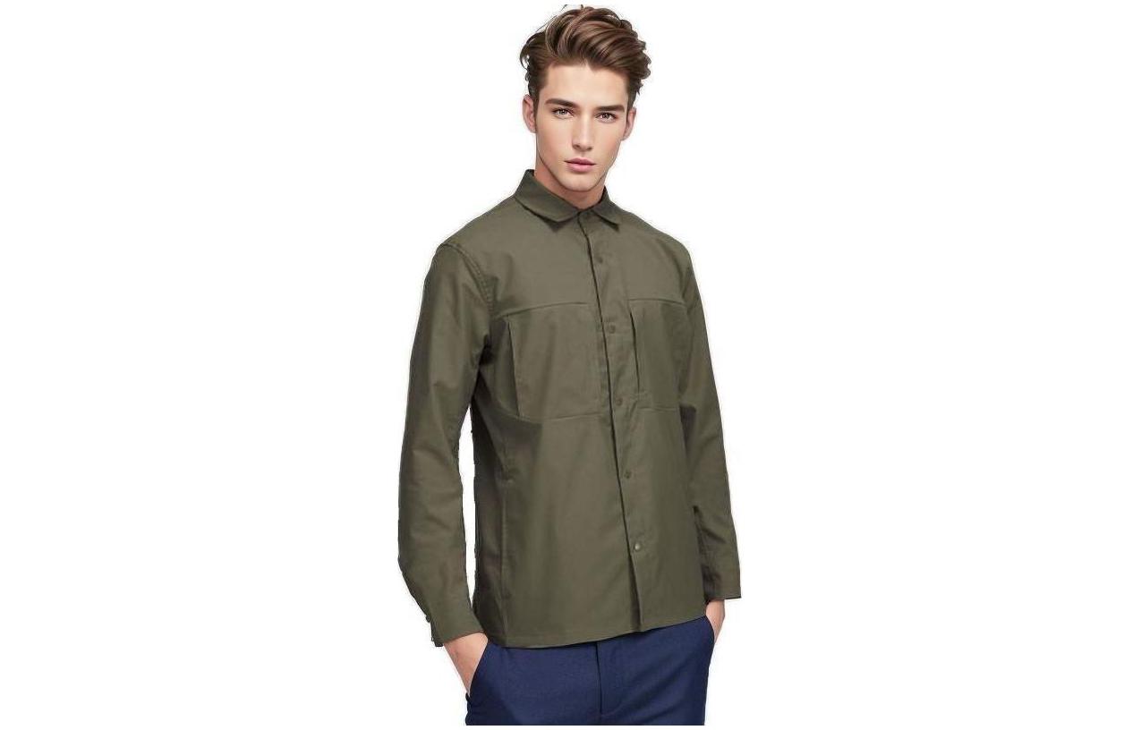 Мужская рубашка Lululemon, оливковый
Мужская рубашка Lululemon, оливковый